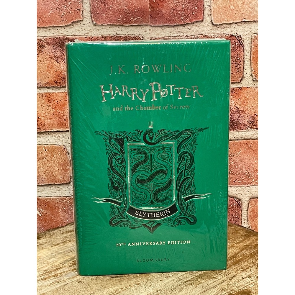 Harry Potter Chamber of Secrets Slytherin 20th Anniversary Edition Hardcover New
